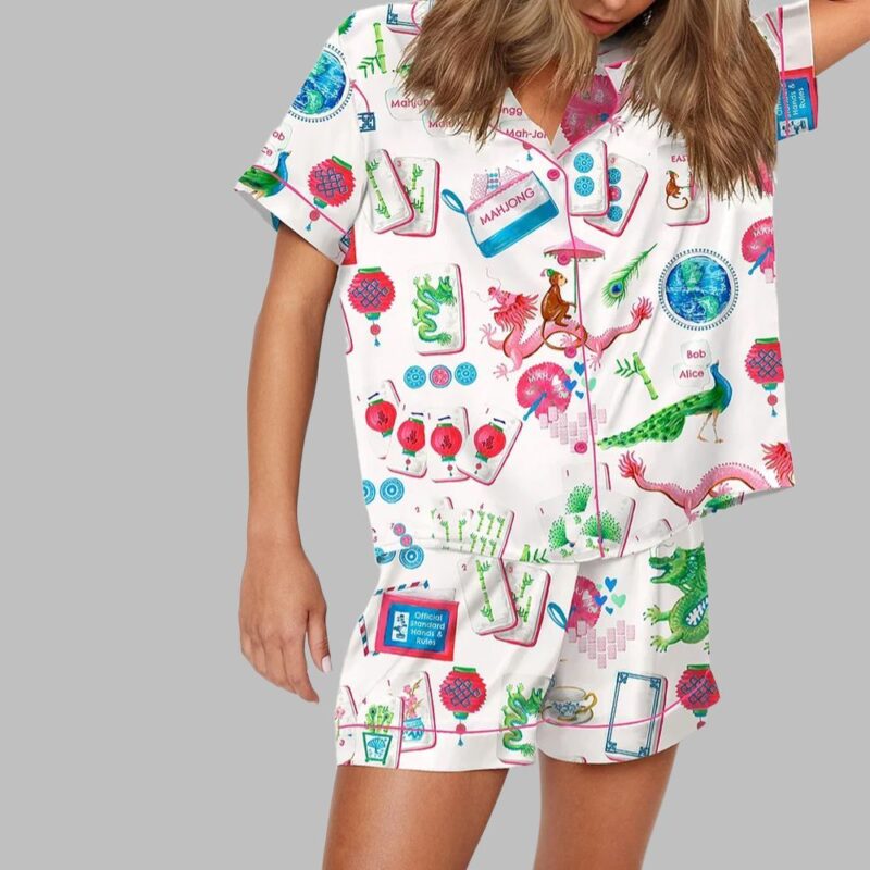 Mahjong Party Pajama Set - Image 2