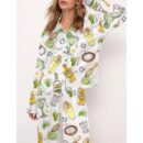 Make Margarita Satin Pajama Set For Women