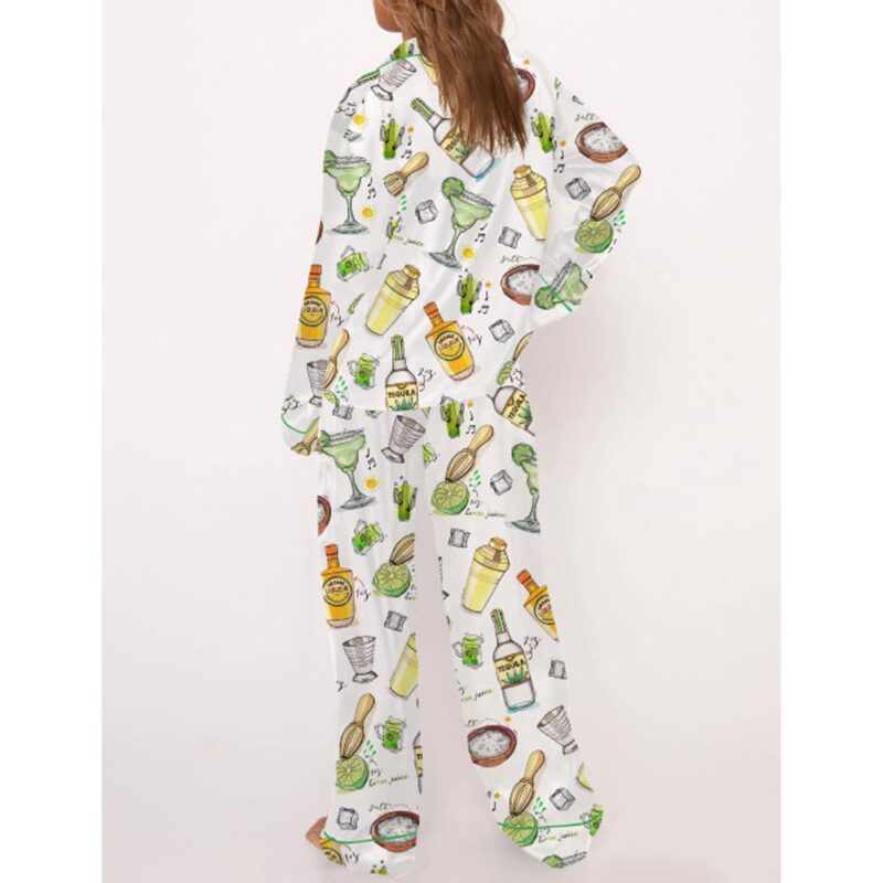 Make Margarita Satin Pajama Set For Women - Image 3