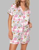 Mama Goose Retro Preppy Pajama Set