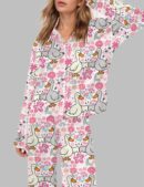 Mama Goose Retro Preppy Pajama Set