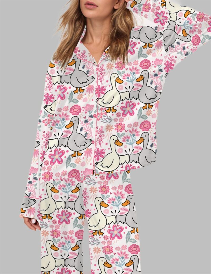 Mama Goose Retro Preppy Pajama Set - Image 3
