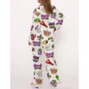 Mardi Gras Carnival Pajama Set For Women