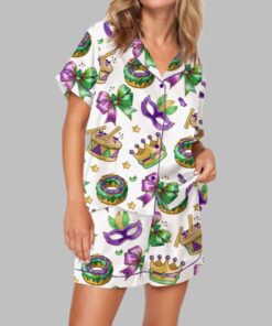 Mardi Gras Coquette Pajama Set For Women