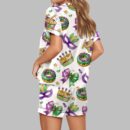Mardi Gras Coquette Pajama Set For Women
