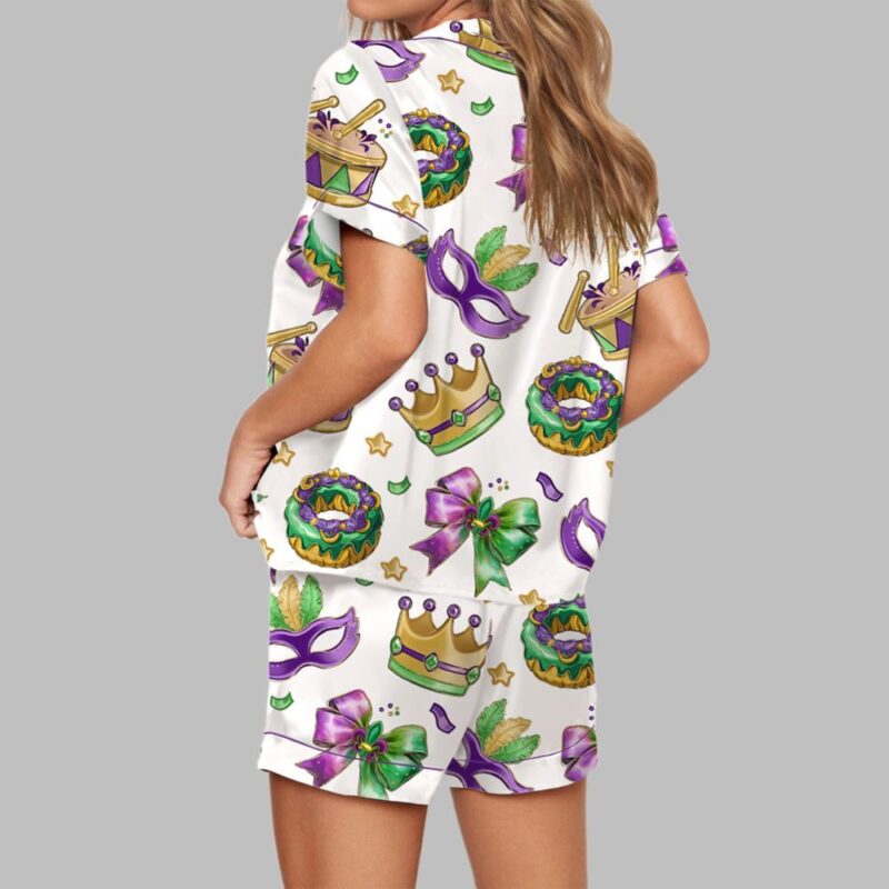 Mardi Gras Coquette Pajama Set For Women - Image 2