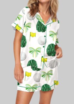 Master's Golf Coquette Pajama Set For Women