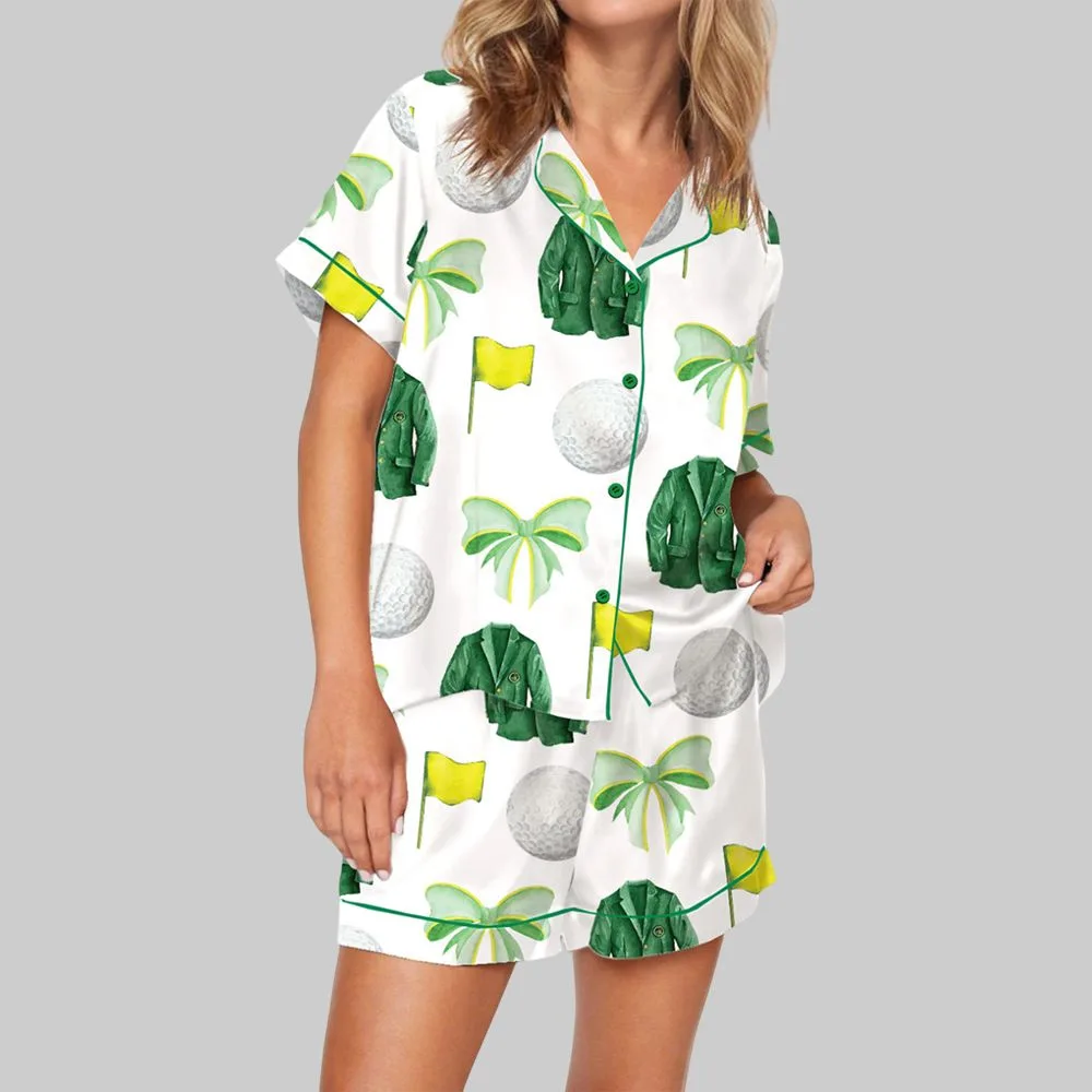 Master's Golf Coquette Pajama Set For Women