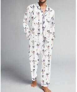 Men's Dodgers Baseball Pajama Set