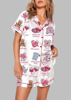 Mental Health Nurse Valentines Day Pajama Set