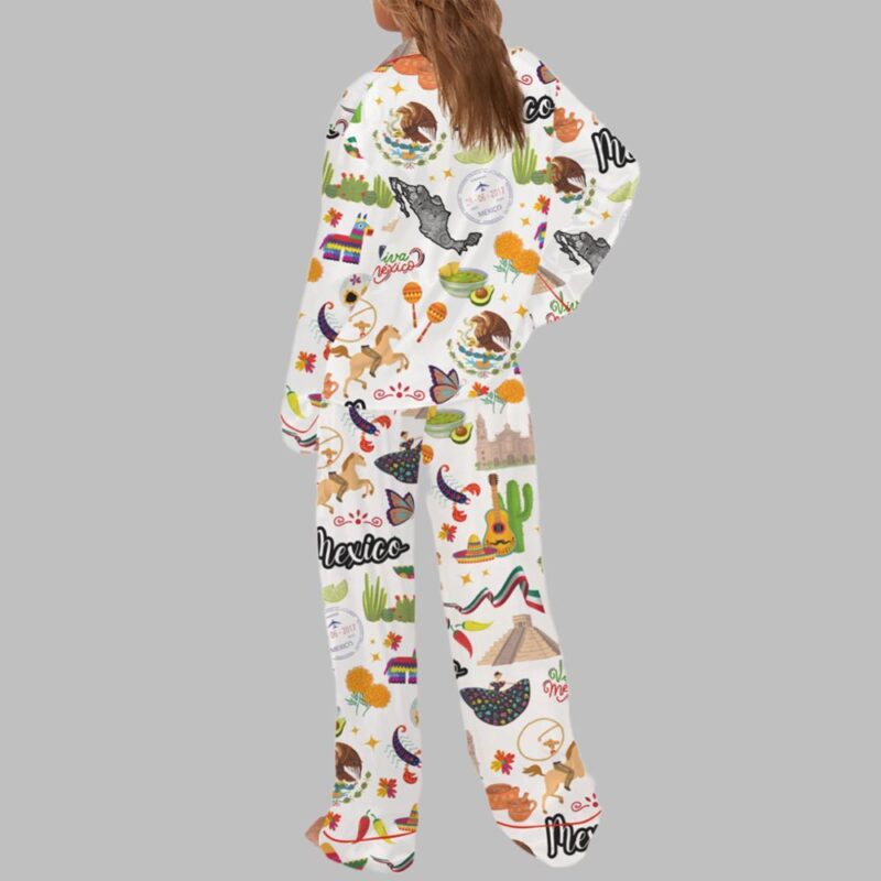 Mexico Pajama Set For Women - Image 4