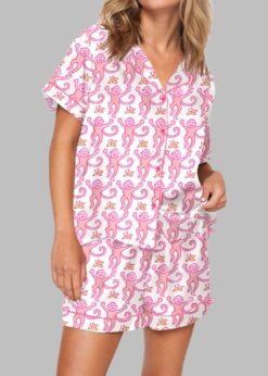 Monkey Pajama Set For Women
