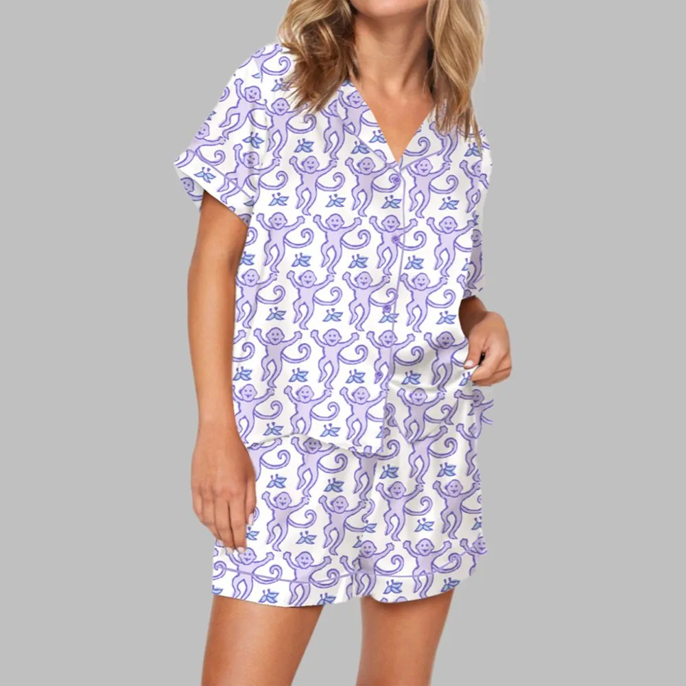 Monkey Pajama Set For Women - Image 5