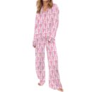 Monkey Satin Pajama Set For Women