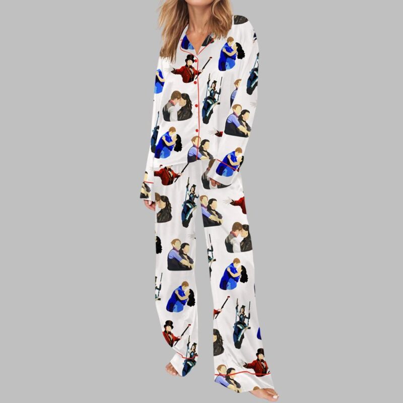 Moulin Musical Satin Pajama Set - Image 3