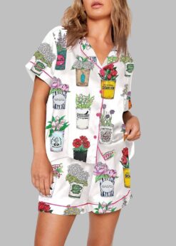 NYC Coffee Cups Pajama Set