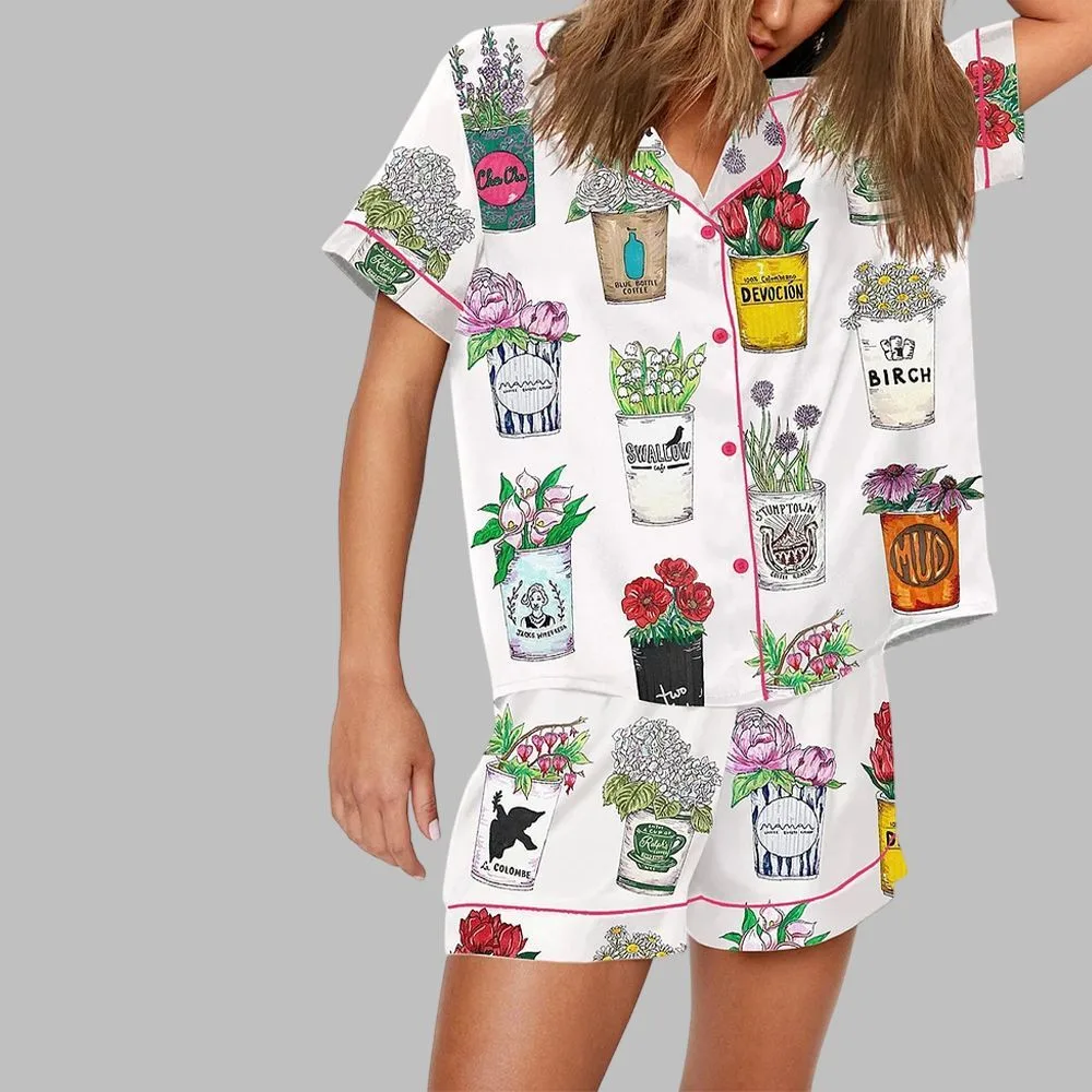 NYC Coffee Cups Pajama Set - Image 2
