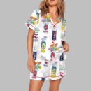 Narragansett Beer Art Rhode Island Print Pajama Set