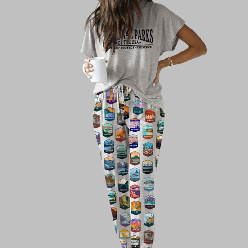 National Parks Casual Pajama Set - Image 2