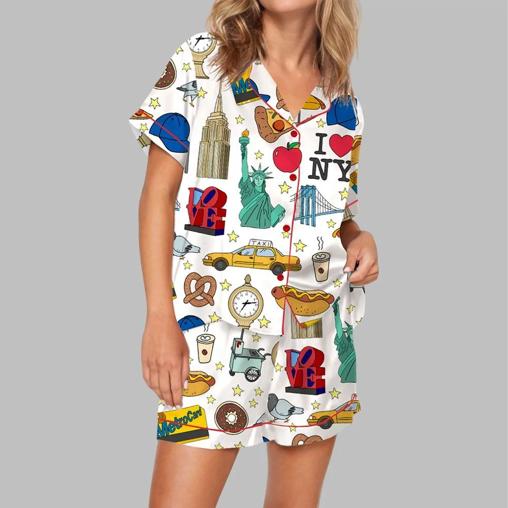 New York City Pajama Set For Women