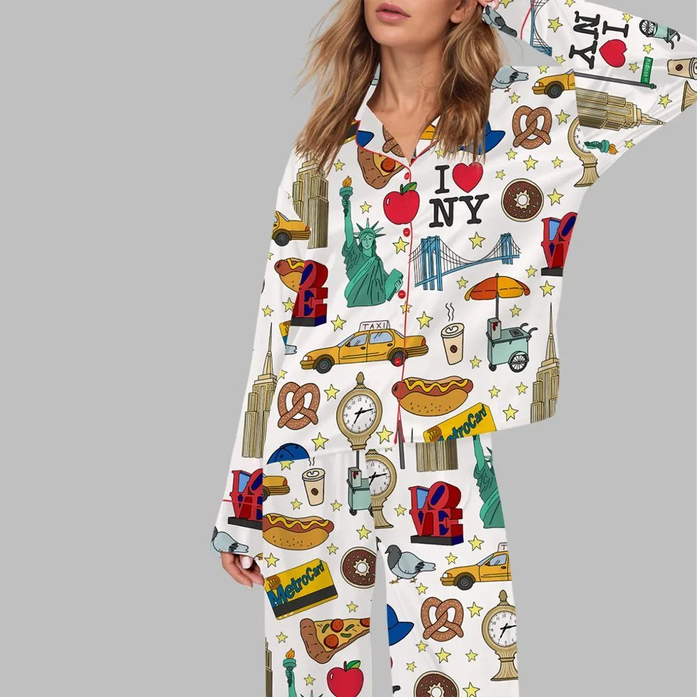 New York City Pajama Set For Women - Image 2