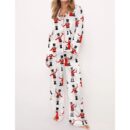 Nutcracker Cheers Satin Pajama Set For Women