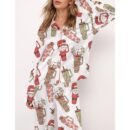 Obsessive Cup Disorder Christmas Satin Pajama Set For Women