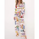 Paris Travel Pajama Set For Women