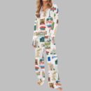 Paris Watercolour Travel Pajama Set