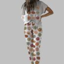 Peace And Kindness Casual Pajama Set For Women