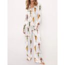 People Swimming Satin Pajama Set For Women