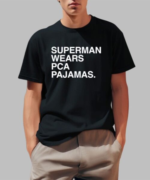 Pete Crow-Armstrong Superman Wears Pca Pajamas Shirt