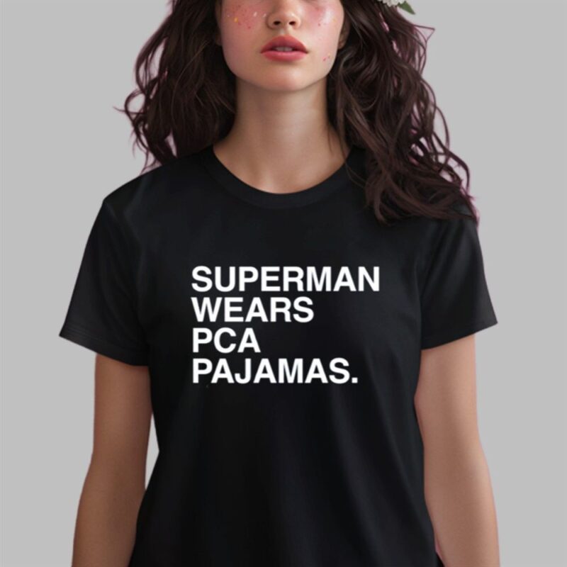 Pete Crow-Armstrong Superman Wears Pca Pajamas Shirt - Image 2