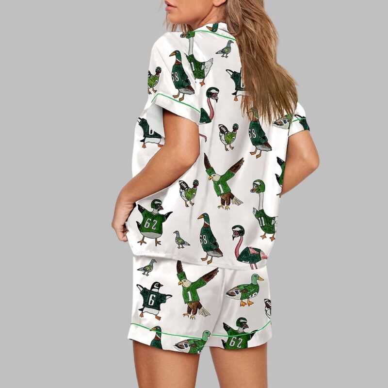 Philadelphia Football Bird Gang Champions 2025 Pajama Set - Image 3