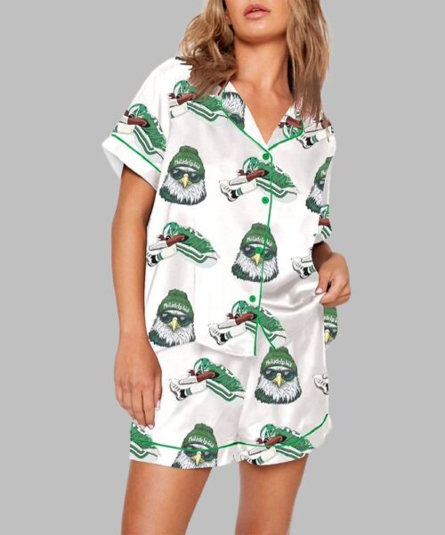 Philadelphia Football Fly Saquon Barkley Hurdle Pajama Set