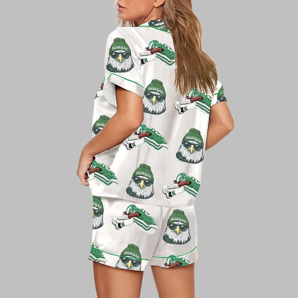 Philadelphia Football Fly Saquon Barkley Hurdle Pajama Set - Image 3