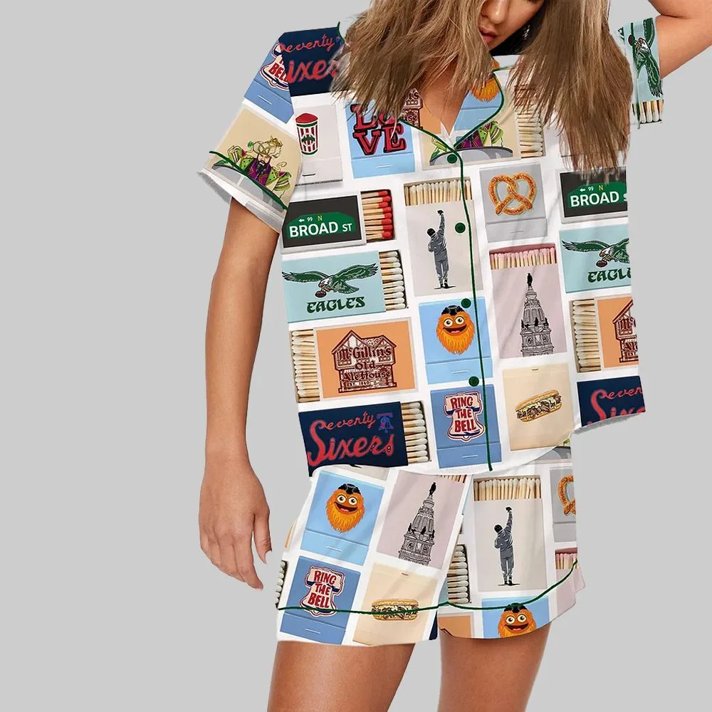Philadelphia Matchbook Pajama Set - Image 2