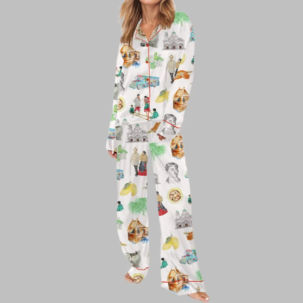 Philippines Filipino Pajama Set - Image 3