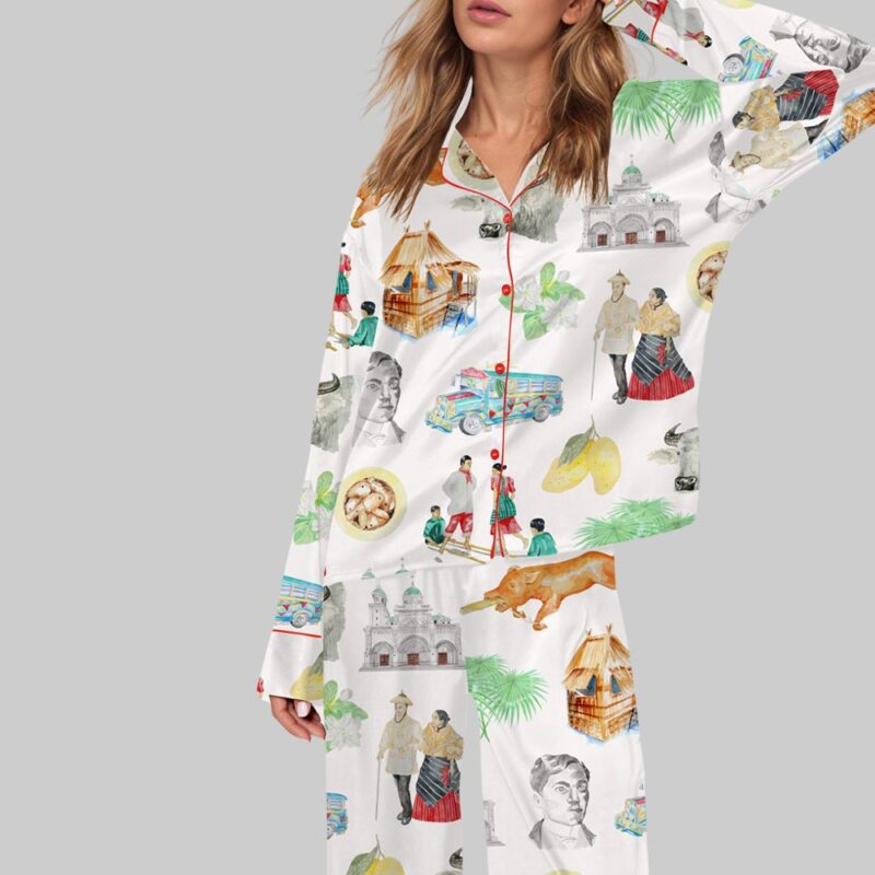 Philippines Filipino Pajama Set For Women - Image 2