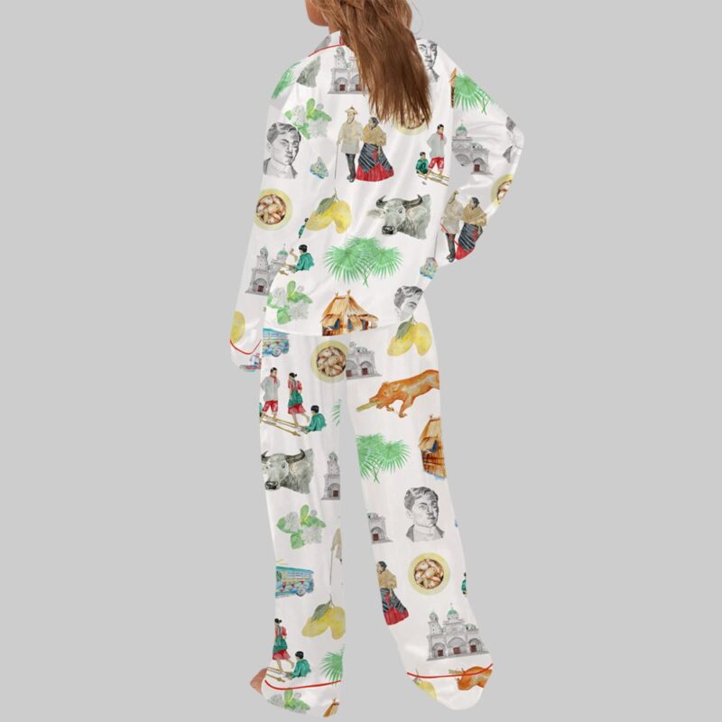Philippines Filipino Pajama Set For Women - Image 3