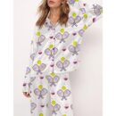 Pickleball Wine Satin Pajama Set For Women