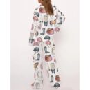 Pink Horseback Riding Pajama Set For Women