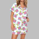 Pink Tequila Paloma Watercolor Pajama Set