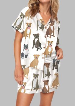 Pitbull Pajama Set For Women