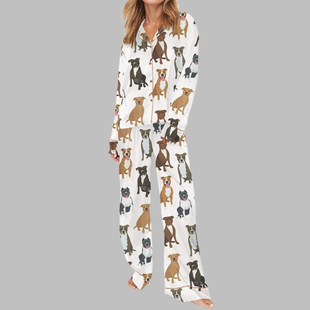 Pitbull Pajama Set For Women - Image 2