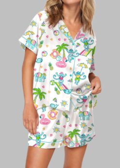 Pool Party Monkey Pajama Set