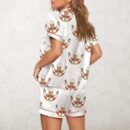 Pope Leo XIV Catholic Print Pajama Set For Women
