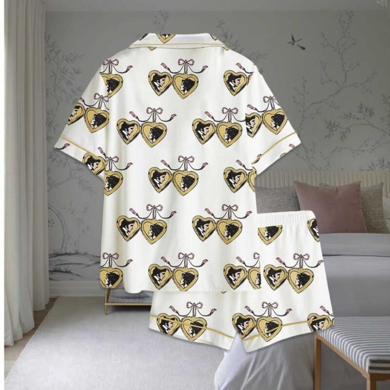Pride and Prejudice Locket Satin Pajama Set - Image 2