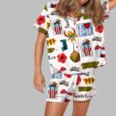 Puerto Rico Travel Pajama Set For Women