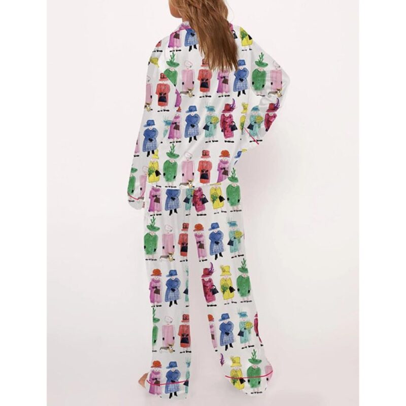 Queen Elizabeth II Rainbow Pajama Set - Image 3